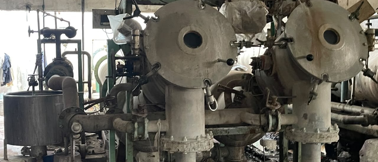 Jet dyeing vessels at AL-KHAIR DYEING.